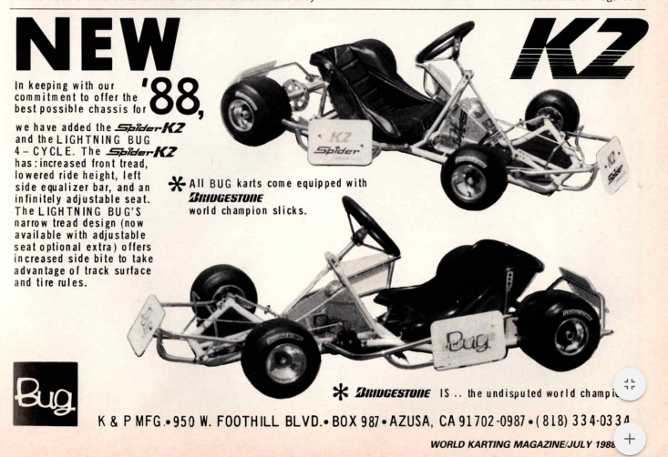 Vintage & Very Rare 1960 Bug Engineering Go-Kart Ad 